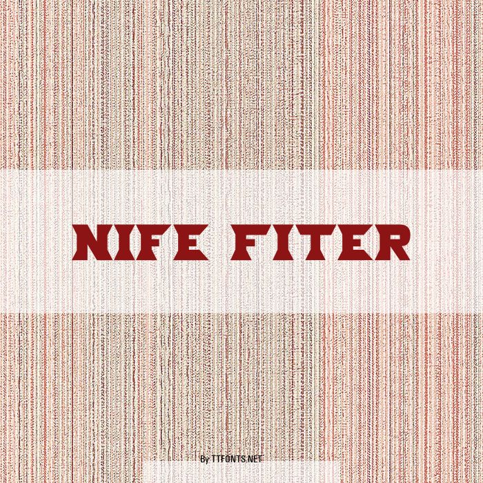 Nife Fiter example